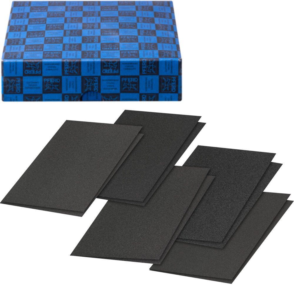 PFERD Set 10-tlg. Gewebe Schleifbogen Korund 230x280mm BG BL A40,80,100,120,180 universell Produktbild img1 L