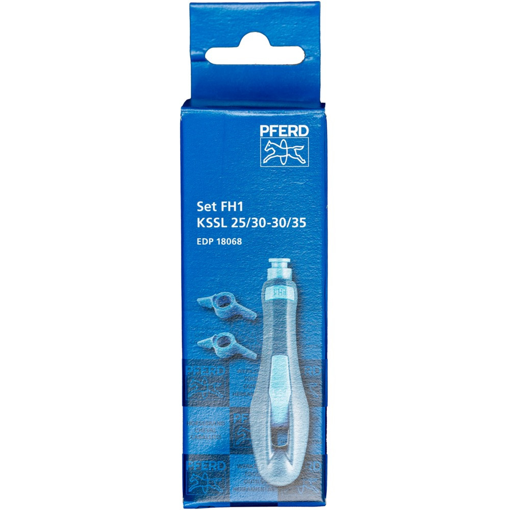 PFERD Ergonomie-Feilenheft FH1-Set mit Schärflehren 25/30-30/35° für Kettensägefeile Ø 4,0-5,5 mm Produktbild img1 L