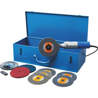 PFERD POLINOX-Kompaktschleifräder-Set PNER Ø150 mit Elektro-Kehlnahtschleifer KNER 5/34 V-SI Produktbild