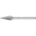 PFERD Hartmetall Frässtift Spitzkegel SKM Z3P universal mittel kreuzverzahnt Produktbild