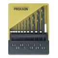 Produktbild von PROXXON - HSS Spiralbohrersatz, DIN 338, 10-teilig (0,3 bis 3,2mm)