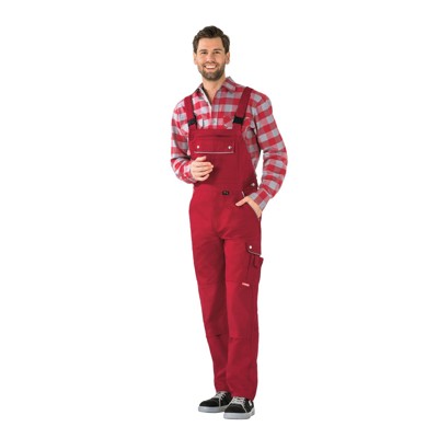 Produktbild von Planam - Latzhose 2137 rot/rot, Größe 44