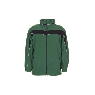 Wetter- und Kälteschutz-Fleecejacke Plaline 2565 grün/schwarz, Größe L
