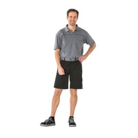 Produktbild von Planam - Shorts 2471 schwarz/orange/zink, Größe 2XL