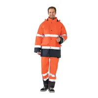 Produktbild von Planam - Parka 2056 warnorange/marineblau, Größe S