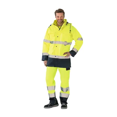 Produktbild von Planam - Parka 2057 warngelb/marineblau, Größe 5XL