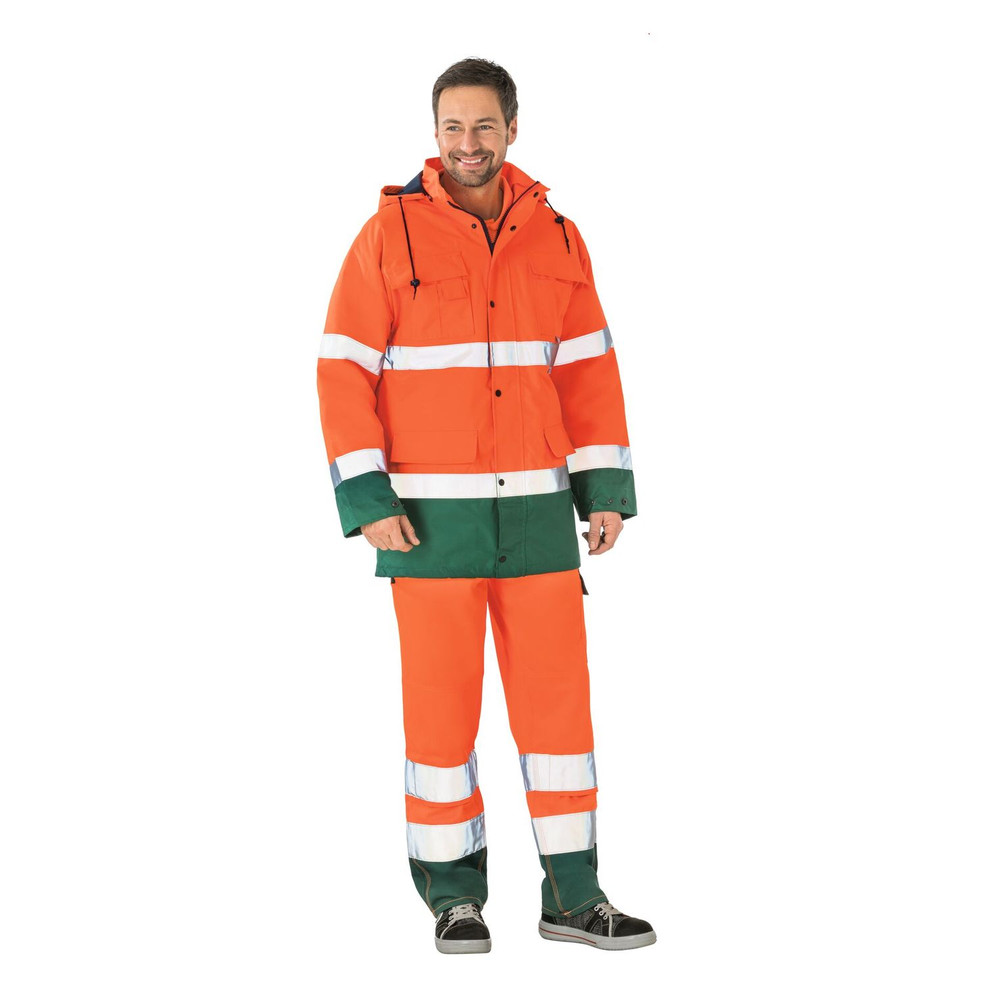 Planam Winterjacke 2058 warnorange/grün, Größe L Produktbild img1 L