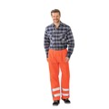 Produktbild von Planam - Regenhose 2064 warnorange, Größe L