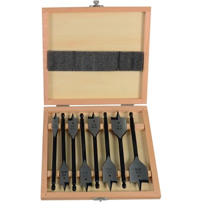 Produktbild von PROJAHN - Flachholzbohrer-Set 8 teilig Durchmesser 12-16-18-20-22-25-28-32mm