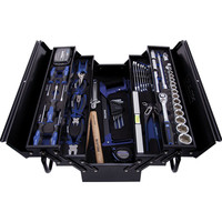 Produktbild von PROJAHN - 1/2" proficraft Metall Werkzeugbox, 84-teilig