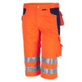 Produktbild von qualitex® - Shorts "PRO WS" warnorange/marine, Größe 54