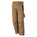 Produktbild von qualitex® - Bundhose "PRO" khaki/schwarz, Größe 98
