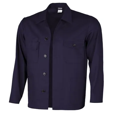 Produktbild von qualitex® - Arbeitsjacke "basic" hydronblau, Größe 64