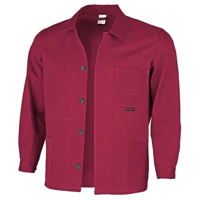 Produktbild von qualitex® - Arbeitsjacke "favorit" rot, Größe 60