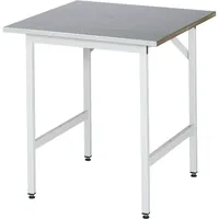 Produktbild von RAU. - Grundtisch 3030, RAL7035 Stahlblechbelag 750 x 800mm