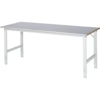 Produktbild von RAU. - Grundtisch 6030, RAL7035 Stahlblechbelag 2000 x 800mm