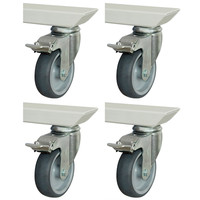 Produktbild von RAU. - Rollensatz Arbeitstische Serie adlatus 150