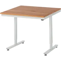 Produktbild von RAU. - Arbeitstisch adlatus 150, Buche-Massiv-Platte 1000 x 1000mm