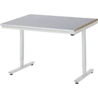 Produktbild von RAU. - Arbeitstisch adlatus 150, Stahlblechbelag-Platte 1250 x 1000mm