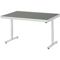 Produktbild von RAU. - Arbeitstisch adlatus 150, Linoleumplatte 1500 x 1000mm