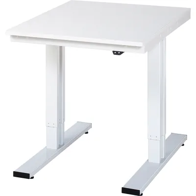 Produktbild von RAU. - Werktisch adlatus 300, Melaminplatte, 750 x 1000 x 720-1120mm