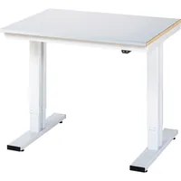 Produktbild von RAU. - Werktisch adlatus 300, Stahlblechplatte, 1000 x 800 x 720-1120mm