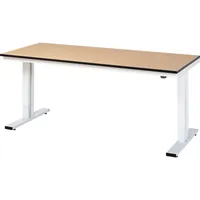 Produktbild von RAU. - Werktisch adlatus 300, MDF-Platte, 2000 x 800 x 720-1120mm