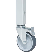 Produktbild von RAU. - Rollensatz mit Expanderbefestigung, 4 Lenkrollen mit Feststeller