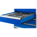 Produktbild von RAU. - Werkbank Modell 8905, 1x4 Schubladen L, 1 Doppeltür, 1500 x 700 x 840mm