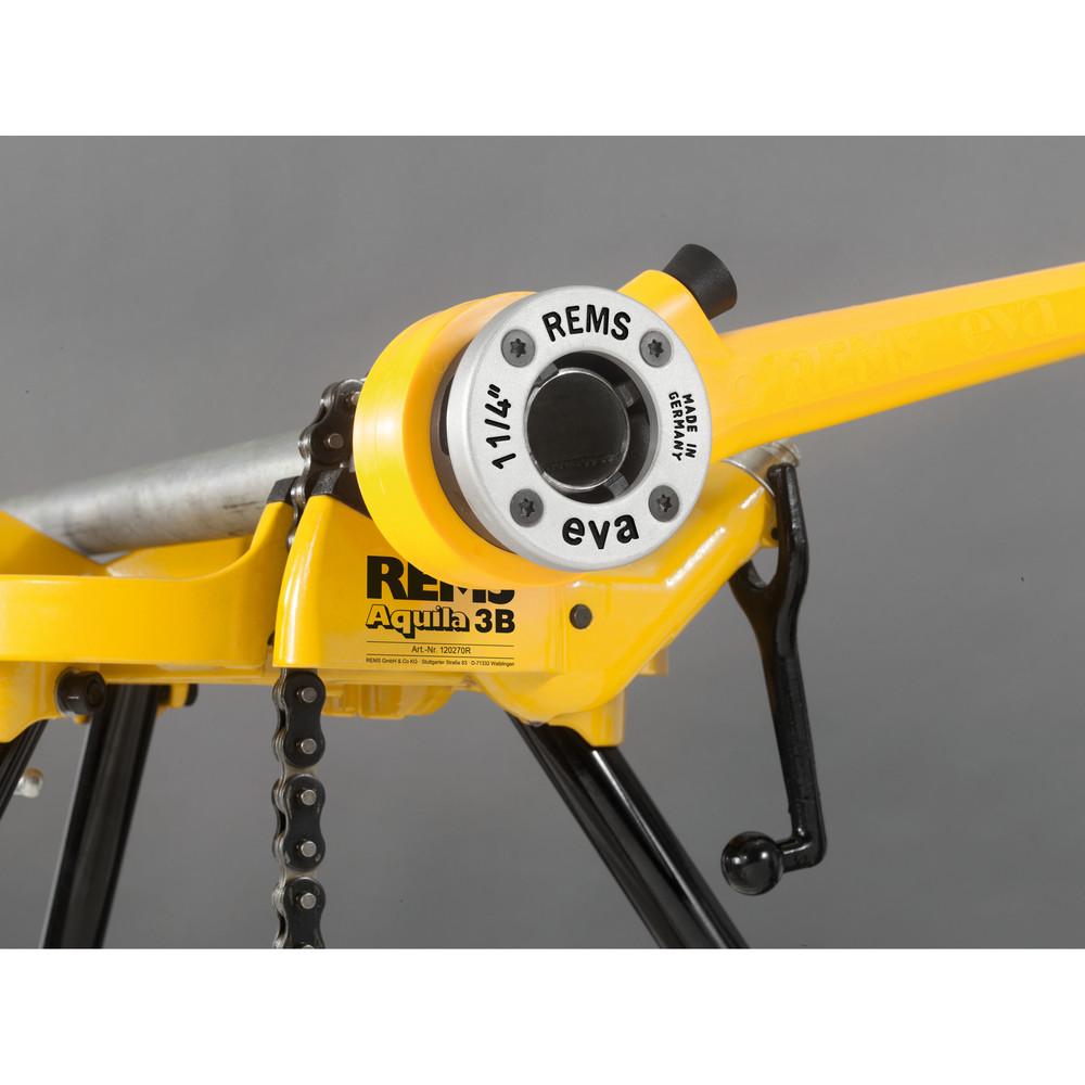 REMS Tragbare Rohrbearbeitungsstation mit Ketten-Rohrspannstock Aquila 3B Produktbild img6 L