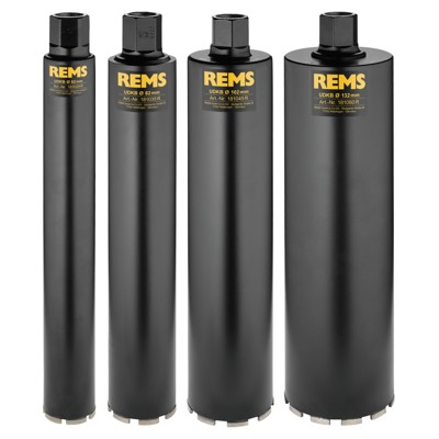 Produktbild von REMS - Universal-Diamant-Kernbohrkronen-Set ø62-82-102-132mm