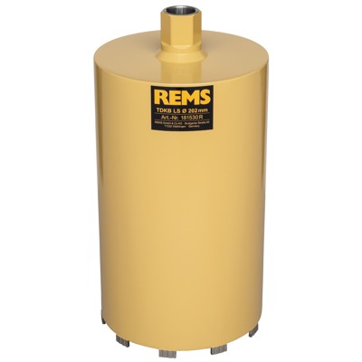 Produktbild von REMS - Trocken-Diamant-Kernbohrkrone LS ø202 x 320mm x UNC 1.1/4"