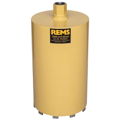 Produktbild von REMS - Trocken-Diamant-Kernbohrkrone LS ø202 x 320mm x UNC 1.1/4
