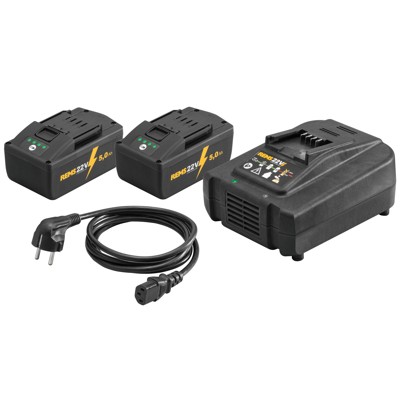 Produktbild von REMS - Power-Pack 22V,5,0Ah/230V,300W2xAkku + Ladegerät, im Karton