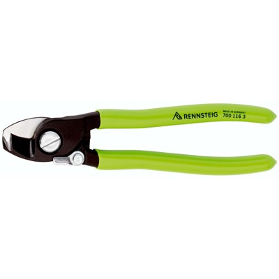 Produktbild von RENNSTEIG - Kabelschere 15 m. Feder u. Abisolierfunktion