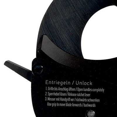 Produktbild von RENNSTEIG - Kabelschneidzange 60mm mit Teleskopgriff