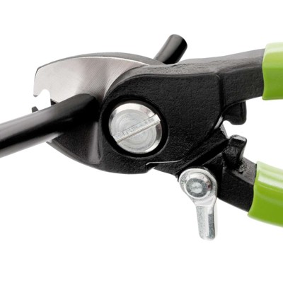 Produktbild von RENNSTEIG - Kabelschere 15 m. Feder u. Abisolierfunktion