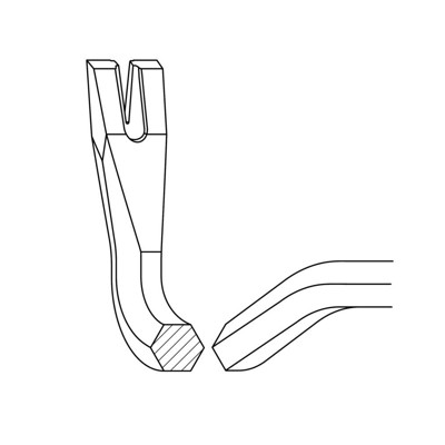 Produktbild von RENNSTEIG - Nageleisen 600mm