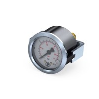 Produktbild von RIEGLER® - Standardmanometer, Dreikantfrontring, G 1/8" hinten, 0-2,5 bar, Ø 40