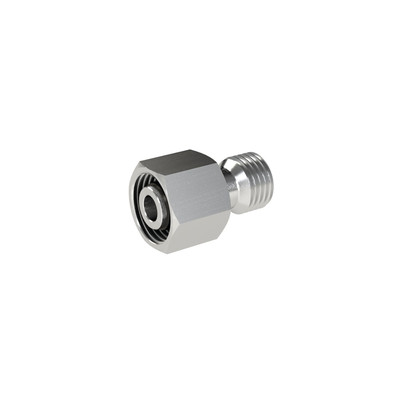 Produktbild von RIEGLER - Reduzierung, Rohr-Außen-Ø Zapfen 12mm, Muffen 10mm, Edelstahl 1.4571