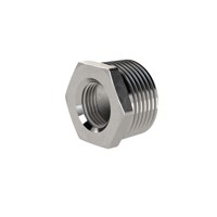 Produktbild von RIEGLER® - Reduziernippel, R 1/2" A, Rp 1/4" I, SW 22, Edelstahl 1.4408