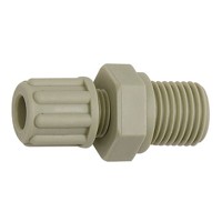 Produktbild von RIEGLER® - Gerade Einschraubverschraubung G 3/8" A, für Schlauch 9/12mm, PP