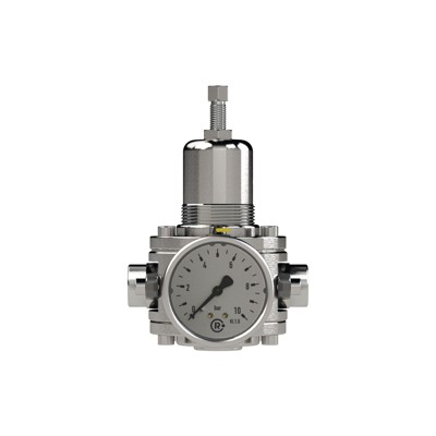 Produktbild von RIEGLER® - Edelstahl-Druckregler, 1.4404, nicht rücksteuerbar, G 1/2", 0,5 - 8 