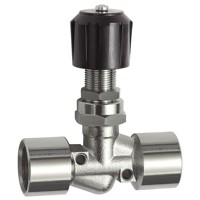 Produktbild von RIEGLER® - Nadelventil, Messing vernickelt, für Schalttafeleinbau, I/I, Rp 3/8"