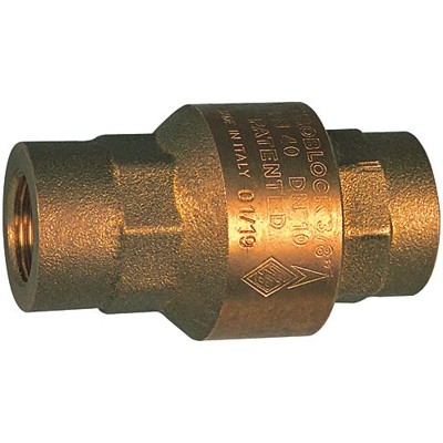 Produktbild von RIEGLER® - Rückschlagventil, voller Durchgang, Messing, Rp 1.1/4", 20-50 mbar