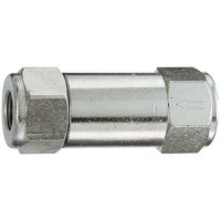 Produktbild von RIEGLER® - Rückschlagventil, kleine Bauweise, Messing vernickelt, G 1/2", 0,2 b