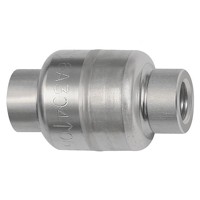 Produktbild von RIEGLER® - Rückschlagventil, leichte Bauweise, Edelstahl 1.4301, G 1/4", 0,03 b