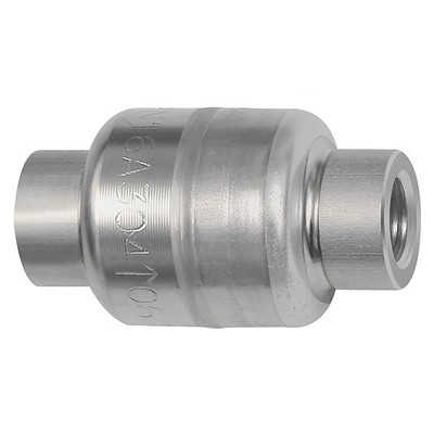 Produktbild von RIEGLER® - Rückschlagventil, leichte Bauweise, Edelstahl 1.4301, G 3/8", 0,03 b