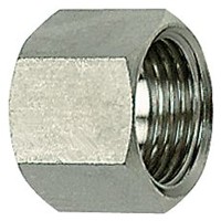 Produktbild von RIEGLER® - 6-kant-Überwurfmutter, G 3/8", für Tüllengröße LW 4/6/9, Edelstahl 1