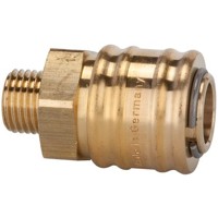 Produktbild von RIEGLER® - Schnellverschlusskupplung NW 7,2, beidseitig absperrend, G 1/4" A